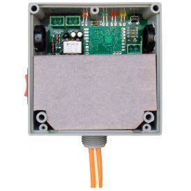 Functional Devices RIBTW2401SBLN - LonWorks Enclosed Dual I/O Device; One Discrete Output + (Override) One Discrete Input; 24 Vac/dc or 120 Vac Power Input